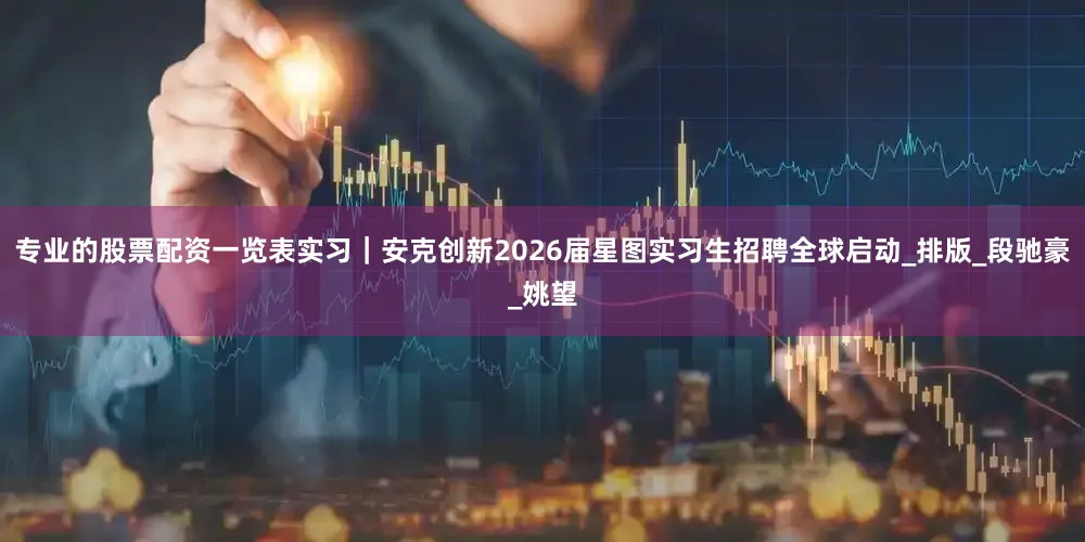 专业的股票配资一览表实习｜安克创新2026届星图实习生招聘全球启动_排版_段驰豪_姚望